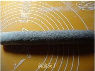 黑米刀切馒头的做法步骤：8