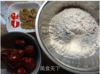 奶香双层红枣发糕的做法步骤：1