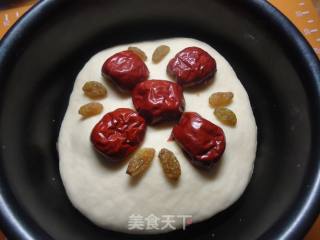 奶香双层红枣发糕的做法步骤：7