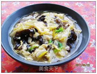 黄花菜鲜蛤汤卤面的做法步骤：7