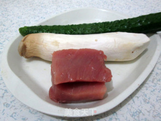 肉片杏鲍菇的做法步骤：1