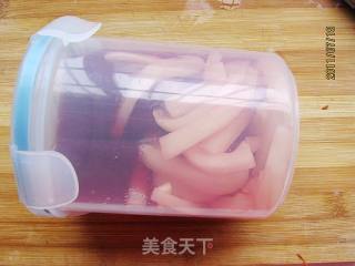 苋汁萝卜条的做法步骤：7