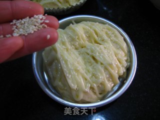 沙拉酱芝麻餐包的做法步骤：11