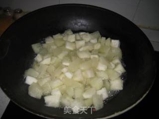 香菇肉片烧柚皮的做法步骤：2