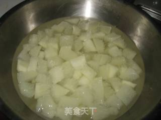 香菇肉片烧柚皮的做法步骤：3