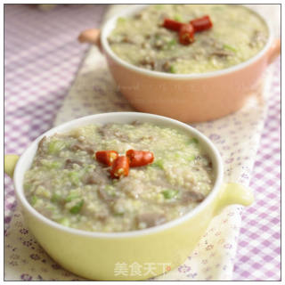 暖胃养生------小米青菜肥牛的做法步骤：13