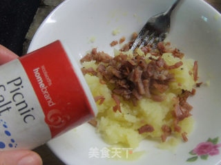 薯泥芝士焗对虾的做法步骤：12
