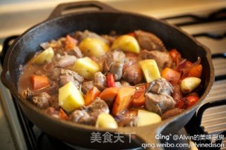 烩烤羊腿肉的做法步骤：5