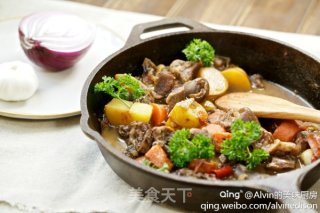 烩烤羊腿肉的做法步骤：7