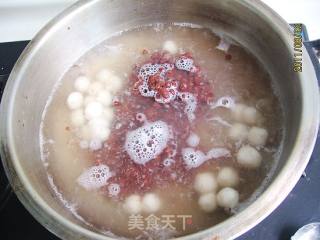蜜豆小圆子的做法步骤：3