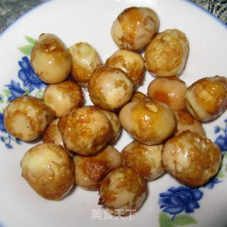 麻辣香炒脆皮蛋的做法步骤：4