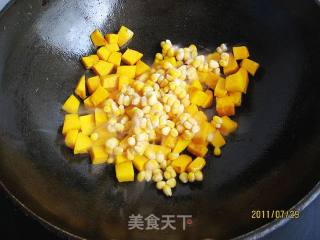 玉米烀南瓜的做法步骤：4