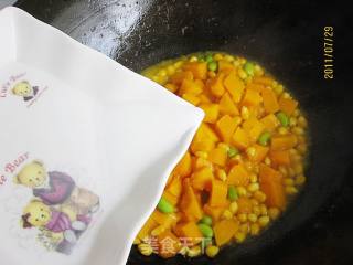 玉米烀南瓜的做法步骤：7