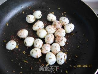 烧烤味的鹌鹑蛋的做法步骤：5