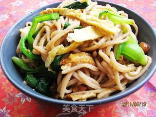 苋菜汁炸酱面的做法步骤：8