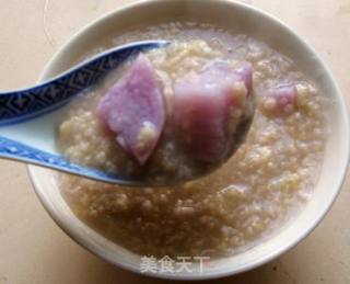 冬日暖粥 --- 紫心淮山燕麦粥的做法步骤：8
