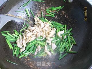 韭苔鸡丝的做法步骤：5