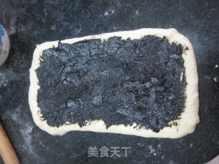 黑白芝麻土司的做法步骤：14