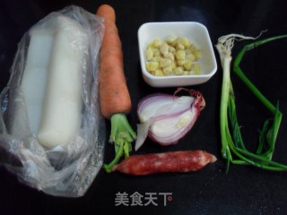 茄汁年糕的做法步骤：1