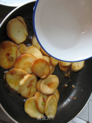 简单食材和调料打造不简单的美味：煎烧蚝油鲍菇片的做法步骤：7