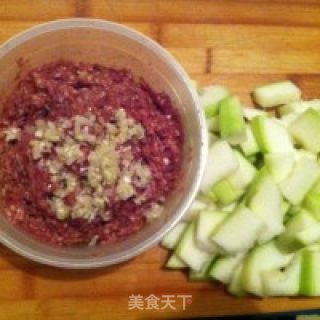 羊肉丸子冬瓜汤的做法步骤：2