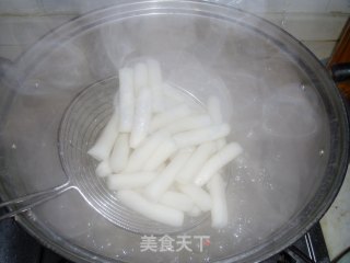 新年年年高——三丝炒年糕的做法步骤：3