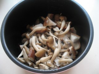 一汤多用：【乌鸡蘑菇汤＆乌鸡蘑菇粥】的做法步骤：5