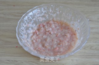 花朵虾肉饼的做法步骤：3