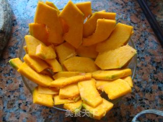 南瓜蒸排骨的做法步骤：3