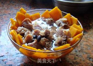 南瓜蒸排骨的做法步骤：7
