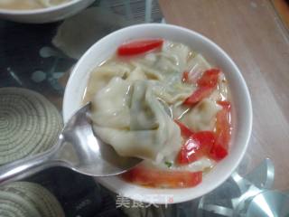 大肚韭菜猪肉馄饨的做法步骤：8