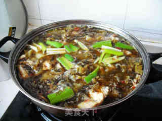 重庆酸菜鱼的做法步骤：19