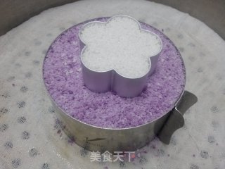 小小花紫薯松糕—中式点心也可以高雅又貌美的做法步骤：10