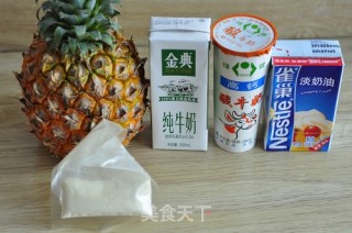 菠萝慕斯的做法步骤：1