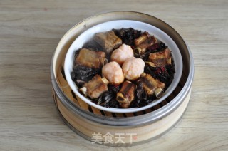 梅干菜蒸排骨的做法步骤：7