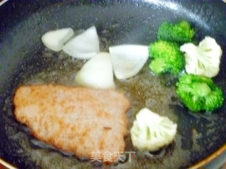 【双花韩酱煎大排】美味营养西餐家里做的做法步骤：10