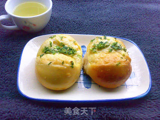 香葱牛油餐包的做法步骤：15