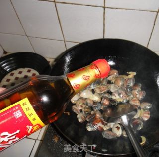 香炒花蛤的做法步骤：6