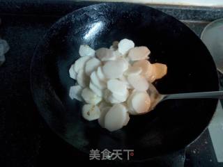 醋溜山药片的做法步骤：4