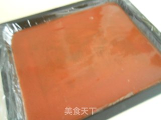 休闲小食品——酸酸甜甜的果丹皮的做法步骤：6