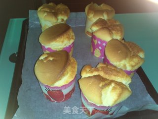 开口笑纸杯蛋糕的做法步骤：17