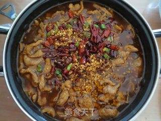 水煮肉片的做法步骤：24