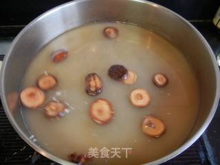 山药香菇白菜汤的做法步骤：4