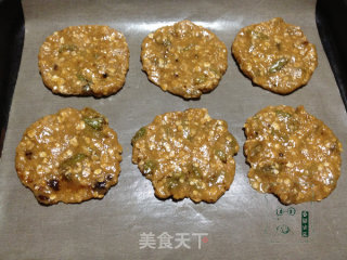 燕麦葡萄甜饼的做法步骤：7