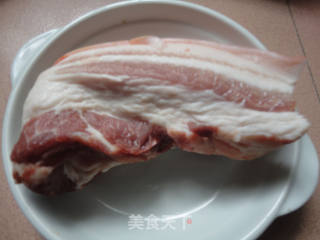 蒜香回锅肉的做法步骤：1