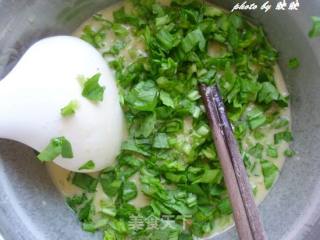 茼蒿鸡蛋饼的做法步骤：6