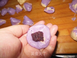 大理石纹糯米滋的做法步骤：11