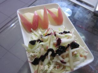 小兔吃菜---苹果菜心的做法步骤：10