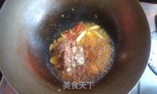 肉末羊筋的做法步骤：4