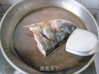 私房菜--美味的糖醋鲢鱼头的做法步骤：6